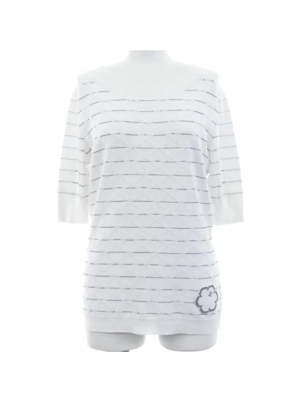 Chanel Knit Sweater White